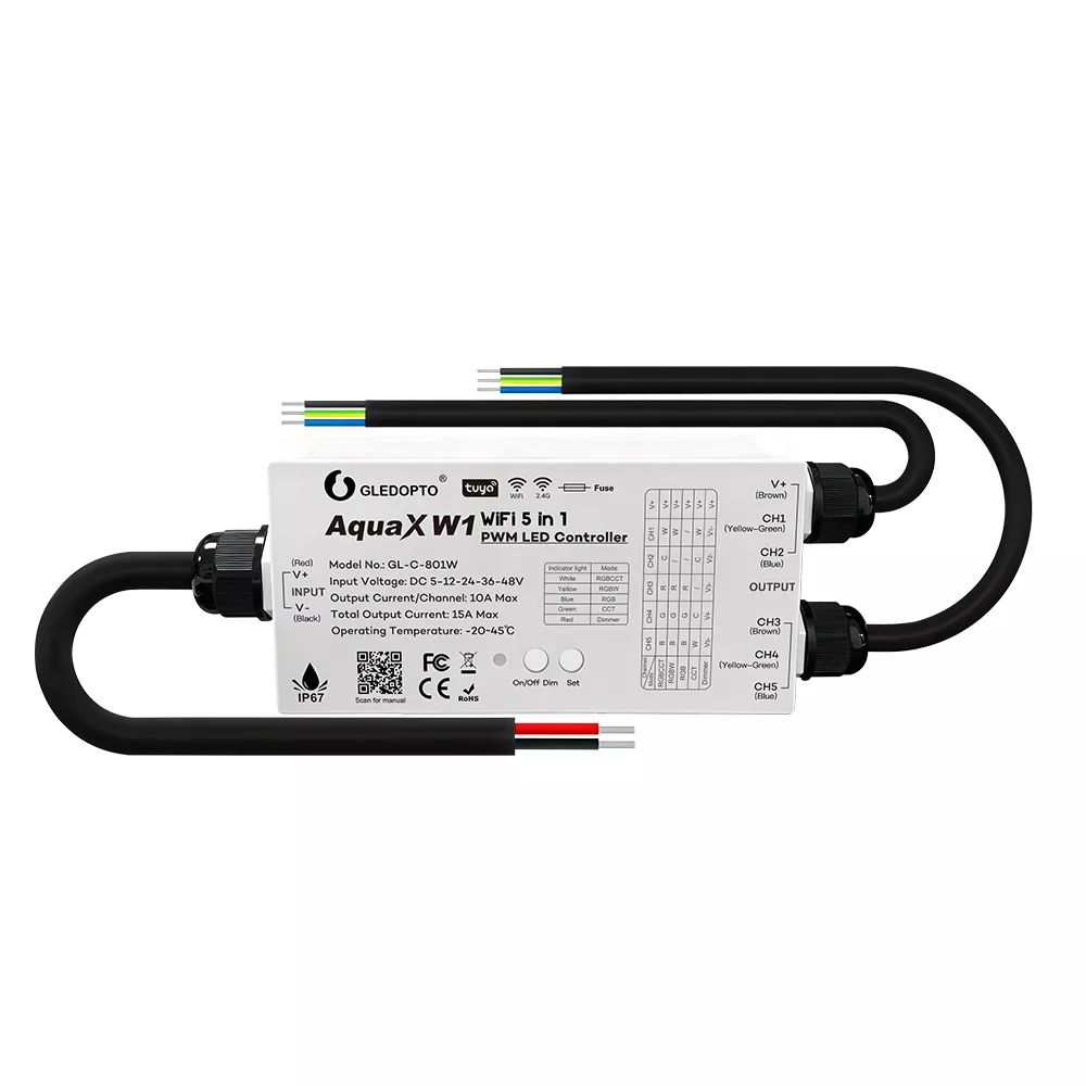 (GL-C-801W)WiFi 5 in 1 PWM LED Controller