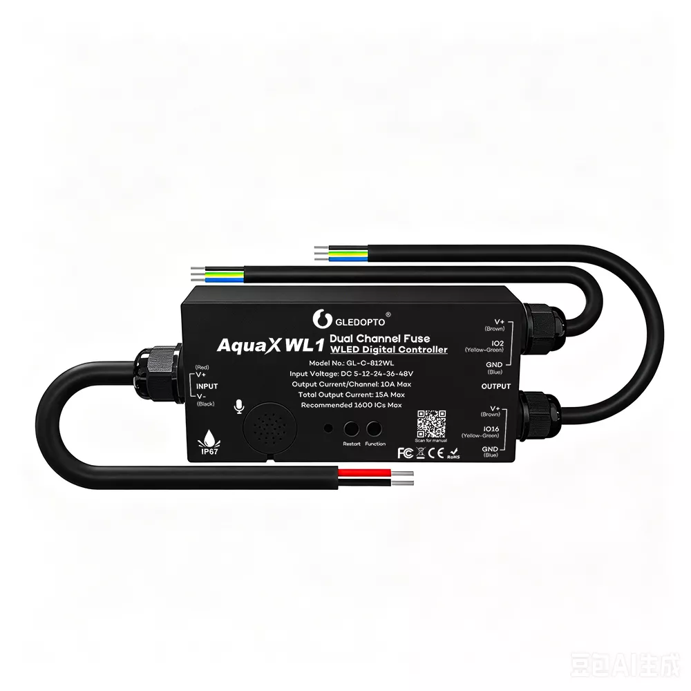 (GL-C-812WL)Dual Channel Fuse WLED Digital Controller
