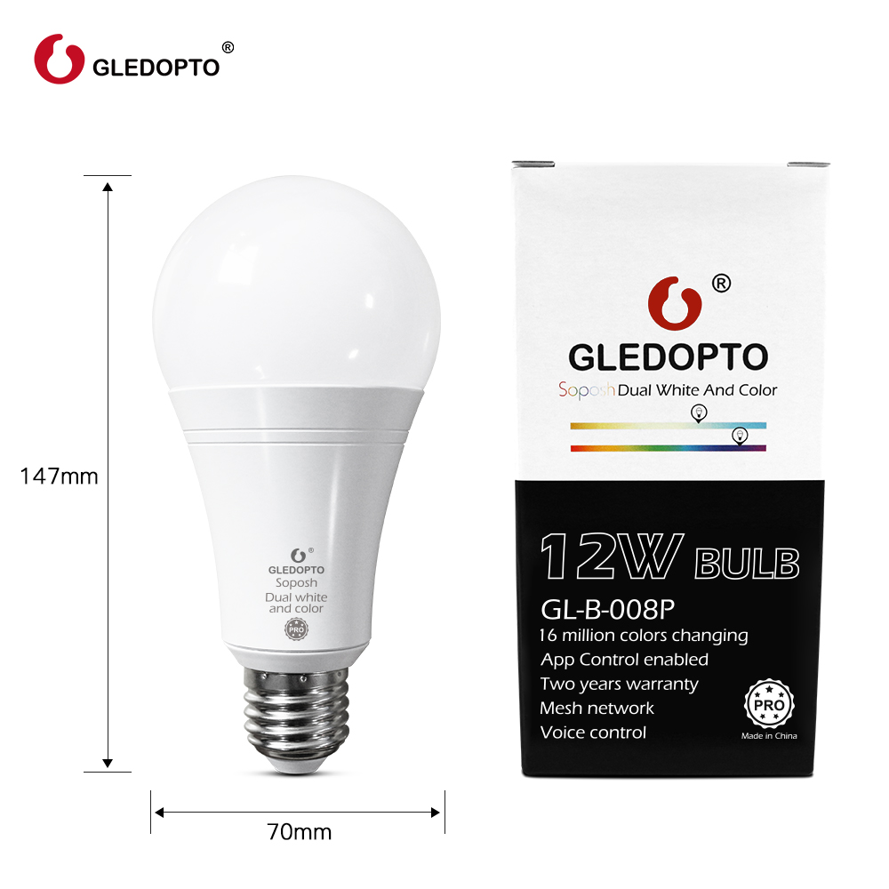 (GL-B-008P) ZigBee3.0 12W Bulb Pro